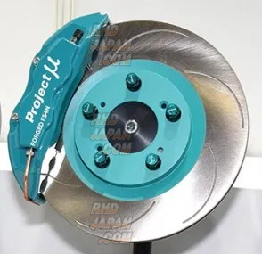 パーツ MURACK Project Mu Forged Street Caliper Brake Kit 4Pistons x 2Pads